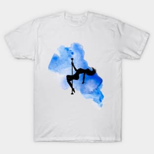 In Blue Splash - Poledance art T-Shirt